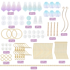 DIY-Set zur Herstellung von Glasblumen-Ohrhängern&nbsp;DIY-SC0018-36