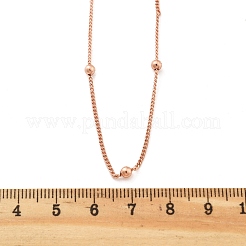 Satellitenketten-Halsketten aus Messing für Damen&nbsp;NJEW-D302-27RG
