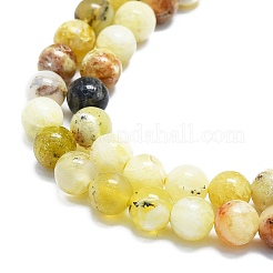 Chapelets de perles en opale jaune naturelle&nbsp;G-K245-A07-B03