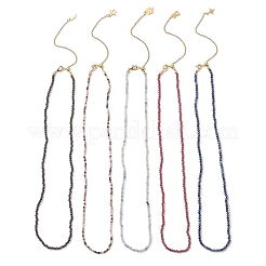 Lariat-Halsketten aus 2.5 mm facettierten&nbsp;NJEW-JN05874