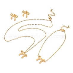 Sets aus Schleifenohrsteckern&nbsp;SJEW-Q001-02G
