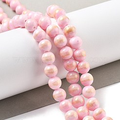 Abalorios de jade natural de mashan hebras&nbsp;G-A255-A01-01B
