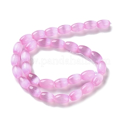 Brins de perles de sélénite naturelle couleur macaron&nbsp;X1-G-B102-A01-05