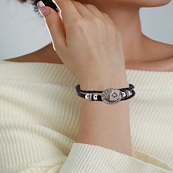 1 Stück Retro-Mehrstrang-Armbänder&nbsp;BJEW-LP0003-65