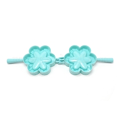 Blumenförmige Plastikknödel&nbsp;DIY-WH0268-01C