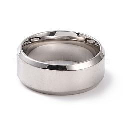 Bague en acier inoxydable 201 anti-ternissement pour femme&nbsp;RJEW-I089-13P