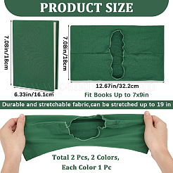 Bucheinbände aus elastischem Stoff&nbsp;AJEW-CP0006-21A-06