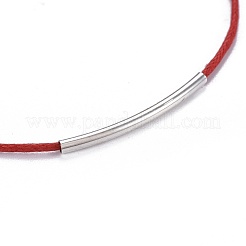 Verstellbare Armbänder aus gewachster Baumwolle&nbsp;BJEW-JB04206-01