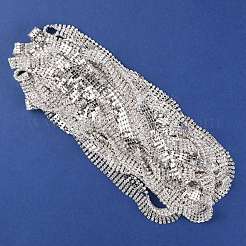 Messing Strass Strassketten&nbsp;CHC-WH0013-02S
