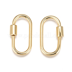Messingschraube Karabiner Schloss Charms&nbsp;X-KK-T047-07G