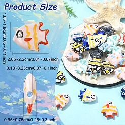 10 pièces de perles en porcelaine faites à la main&nbsp;PORC-YW0001-24A