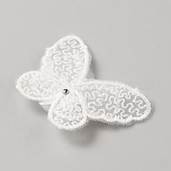 Polyester-Schmetterlings-Spitzenapplikationen&nbsp;DIY-WH0430-678C