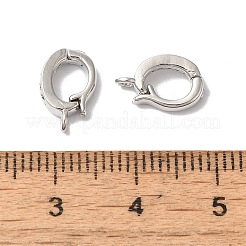 Messing Micro Pave klare Zirkonia Enhancer Shortener Anhänger Bügel&nbsp;KK-H483-07P