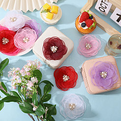 12 pièce d'accessoires décoratifs en polyester 6 couleurs&nbsp;DIY-CA0008-08A