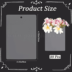 Transparente PVC-Plastiktüten&nbsp;ABAG-WH0051-09