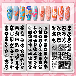DIY-Nagelkunst-Vorlagen aus Edelstahl&nbsp;MRMJ-WH0092-165