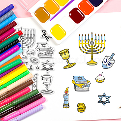 PVC-Plastikstempel&nbsp;DIY-WH0167-56-1129