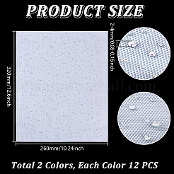 24 strass thermocollant en verre 2 couleurs&nbsp;DIY-NB0016-25B