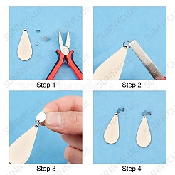 Kits de fabrication de boucles d'oreilles pendantes bricolage&nbsp;DIY-SC0011-05