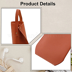 Bolsa para botellas de vino de cuero sintético&nbsp;AJEW-WH20033-062B