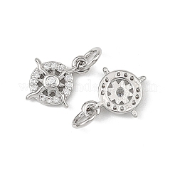 Shegrace Messing-Anhänger mit Mikropavé-Zirkonia&nbsp;XGRQ3P012-596P