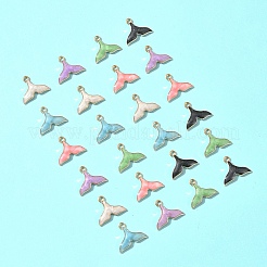 24pcs 6 pendentifs en alliage de couleurs&nbsp;ENAM-FS0002-04