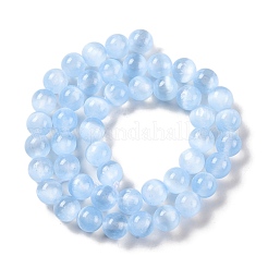 Fili di perline di selenite naturale&nbsp;G-C142-01C-03