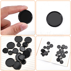 110 pz. 5 stili di dischi raccoglitori rotondi ad anelli in plastica per fogli mobili&nbsp;DIY-WR0005-55