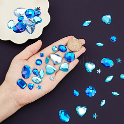 Cabochons di rhinestone acrilico&nbsp;GACR-SC0001-01