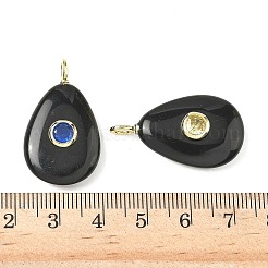 Natürlichen Obsidian Anhänger&nbsp;G-H318-04G-01