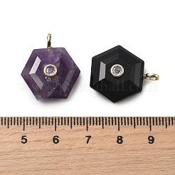 Pendentifs en pierres gemmes mélangées&nbsp;G-P588-02G-A