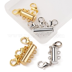 4 set 4 chiusure magnetiche in lega di stile con chiusura a scorrimento&nbsp;FIND-YW0001-42