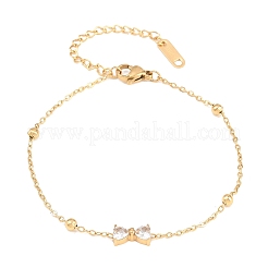 304 Edelstahl-Strass-Gliederarmbänder&nbsp;BJEW-B171-13G