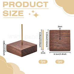 1 pedestal de exhibición de figuras de acción de madera&nbsp;ODIS-FG0002-19B