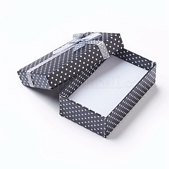 Karton Halskette Boxen mit Bowknot und Schwamm im Inneren&nbsp;X-CBOX-R012-4
