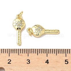 Colgante micropavé cubic zirconia de latón&nbsp;KK-Q068-50G