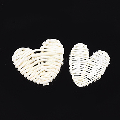 Perle di canna fatte a mano / perle intrecciate di rattan&nbsp;WOVE-T006-002A