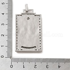 Pendentifs en laiton avec micro pavé de zircone cubique et émail&nbsp;KK-H458-01P-05