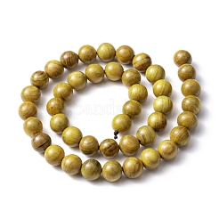 Brins de perles de bocote naturelles&nbsp;WOOD-F006-05-10mm