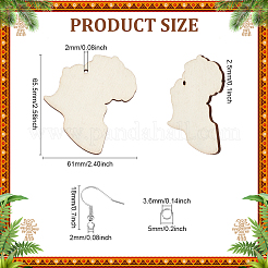 Kits de fabrication de boucles d'oreilles bricolage&nbsp;DIY-PH0027-93P
