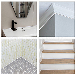 Modanatura flessibile autoadesiva in pvc&nbsp;DIY-CP0011-89A-01
