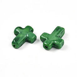 Perles vernissées manuelles&nbsp;LAMP-N024-44G