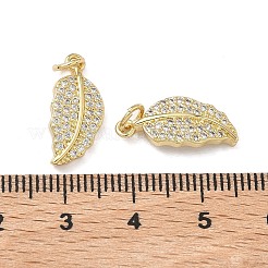 Messing micro pave klar zirkonia charme&nbsp;KK-F930-04G