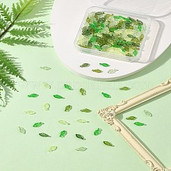 800 Stück 5 Farben transparente Acryl-Anhänger&nbsp;TACR-FS0001-56