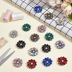 8 Stück 8 Farben Glas-Strass-Stickgarn zum Aufbügeln/Aufnähen&nbsp;PATC-WR0001-21