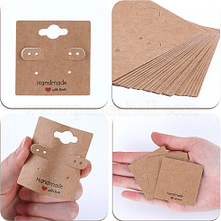 100 Stück Ohrstecker-Displaykartenhalter aus Papier&nbsp;CDIS-SP0001-06