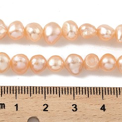 Brins de perles de culture d'eau douce naturelles&nbsp;PEAR-A006-07C