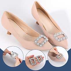 Legierung strass schuhdekoration&nbsp;FIND-GF0006-01B-P