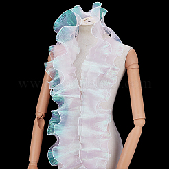 Ruban plissé en polyester de 10 m avec bordure&nbsp;OCOR-WR0001-89A