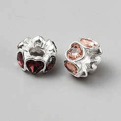 Perline europeo rhinestone  in lega&nbsp;FIND-TAC0036-062S-01